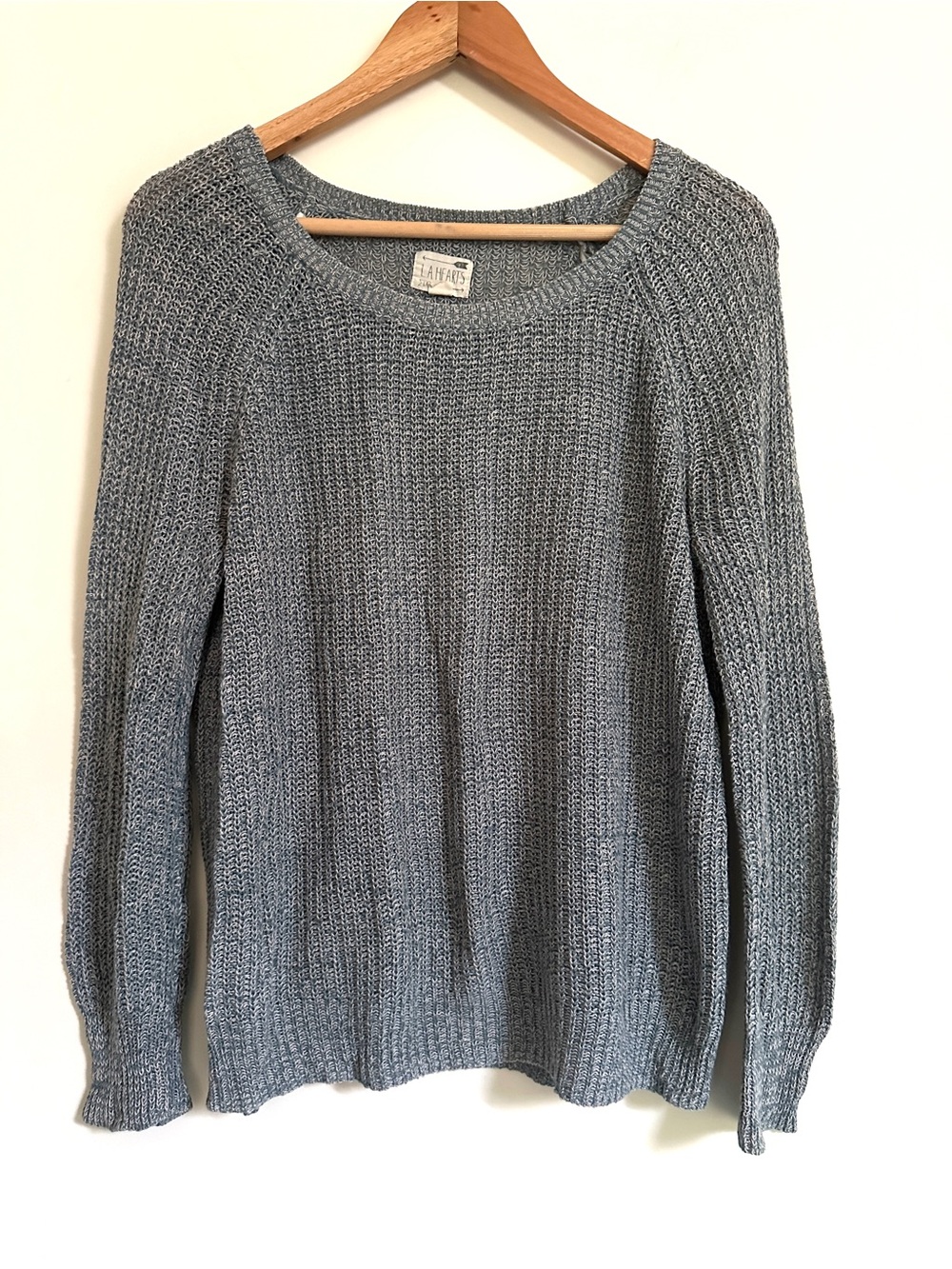 La Hearts Crewneck Knit Sweater